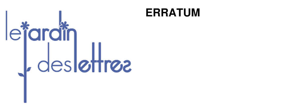 ERRATUM